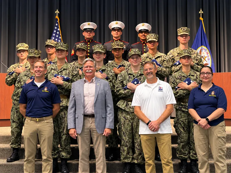Sea Cadets Carry the Flag Mission Forward in Keyport, Washington